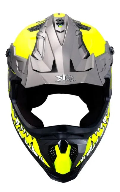 Casco Para Motociclista Cross Rhino Kr Certificado