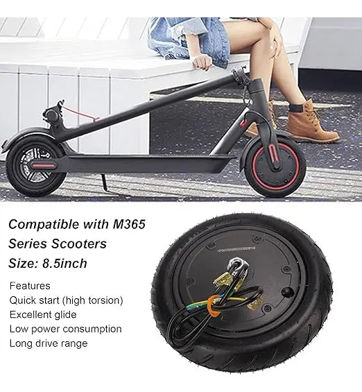 Motor De Cubo De Patinete Eléctrico De 8,5 Pulgadas, 250w