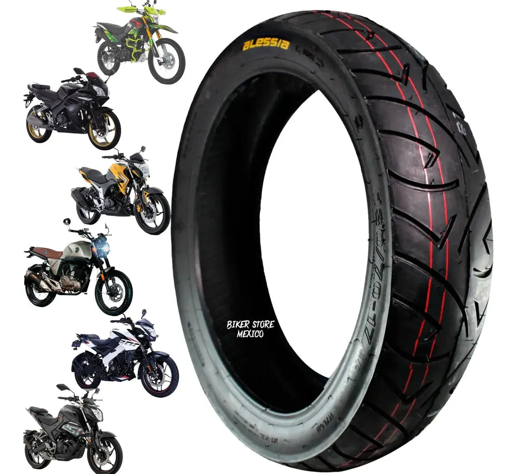 Llanta Premium 130/70-17 6 Capas Moto 250z 250sz Dm250 Rt200