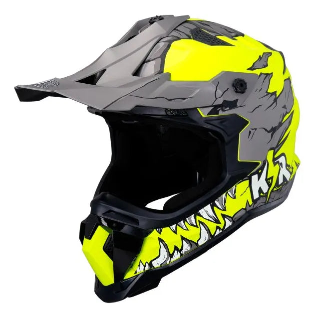 Casco Para Motociclista Cross Rhino Kr Certificado