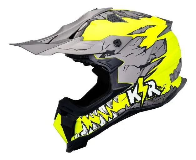 Casco Para Motociclista Cross Rhino Kr Certificado