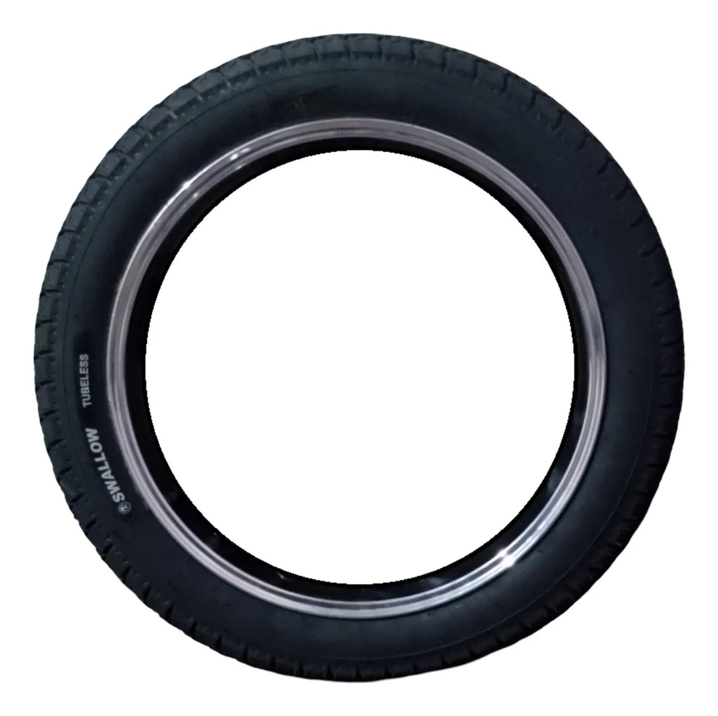 Llanta 16x2.50 Para Bicicleta Eléctrica-uso Sin Camara Negro