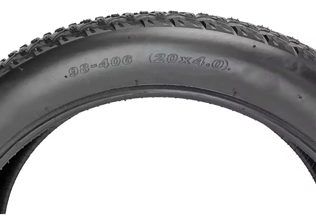 Llanta Para Bicicleta Eléctrica 20x4 Cst Negro