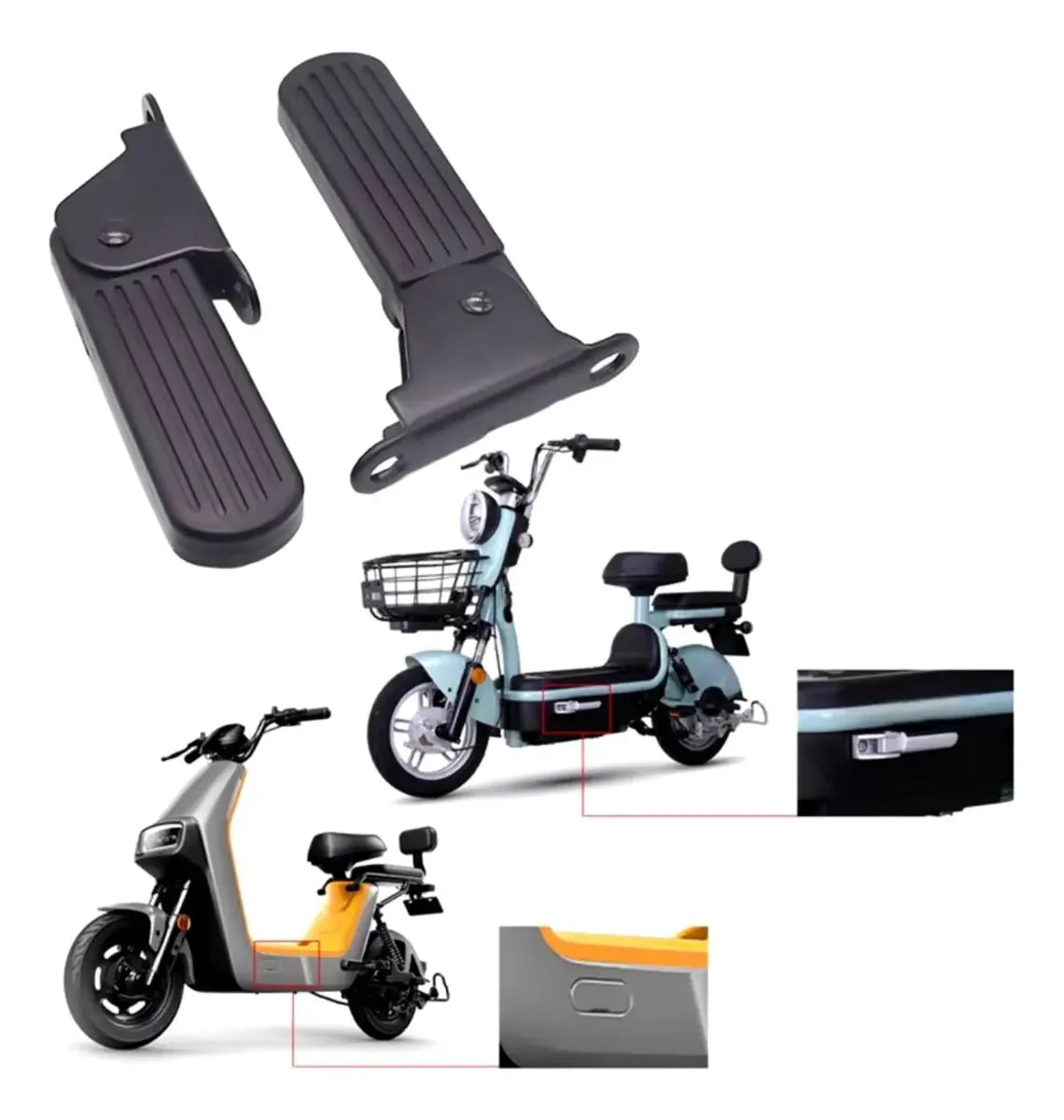 Posapies Delantero Para Bicicleta Eléctrica