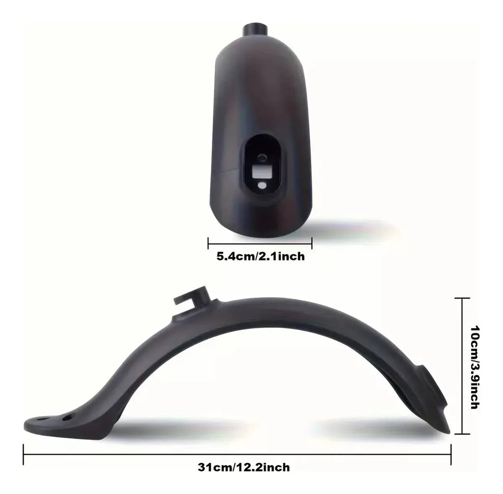 Guardabarros Salpicadera Con Lampara Para Scooter Xiaomi