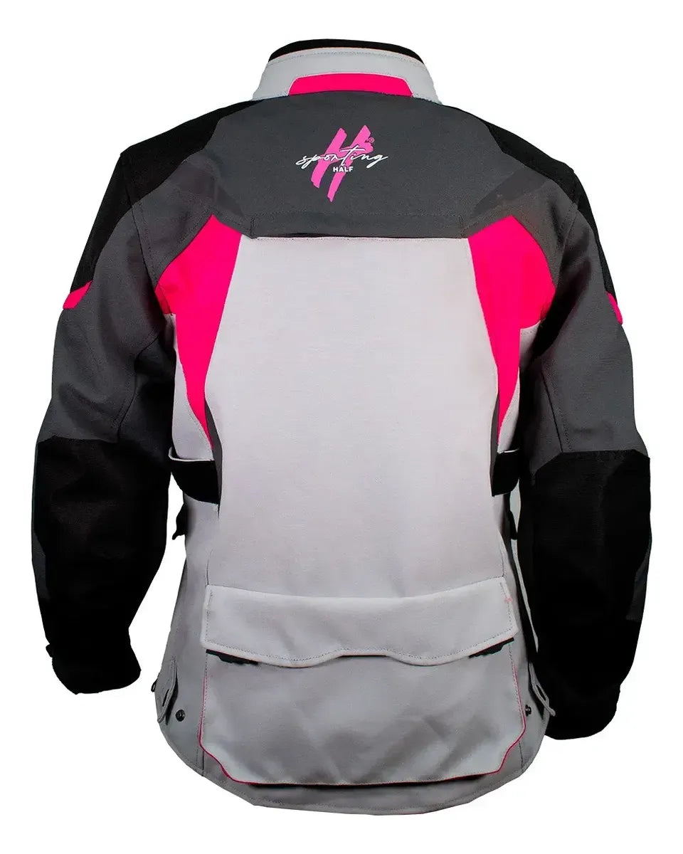 Chamarra Moto Half para Mujer Con Protecciones