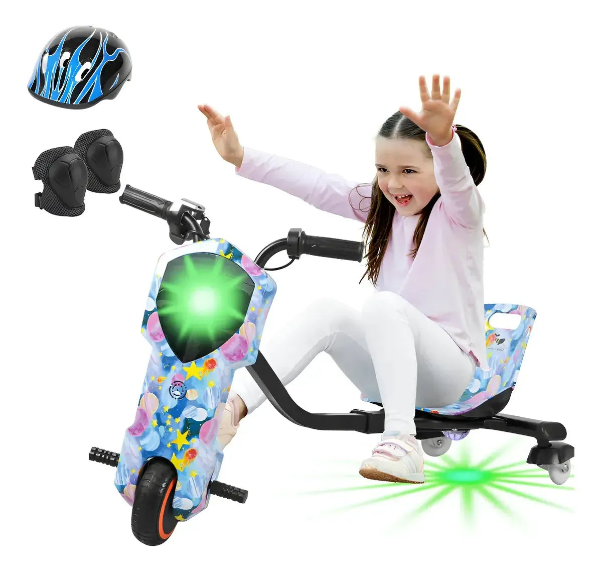 Honeywhale Triciclo Eléctrico Para Niños Montable Bluetooth