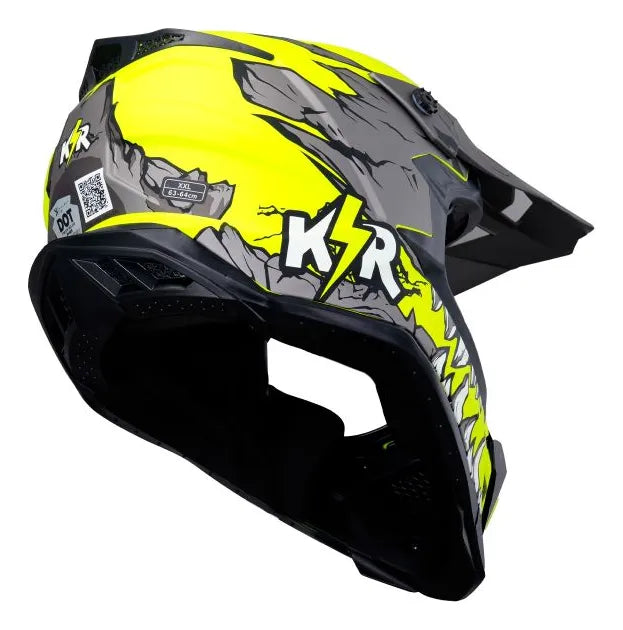 Casco Para Motociclista Cross Rhino Kr Certificado