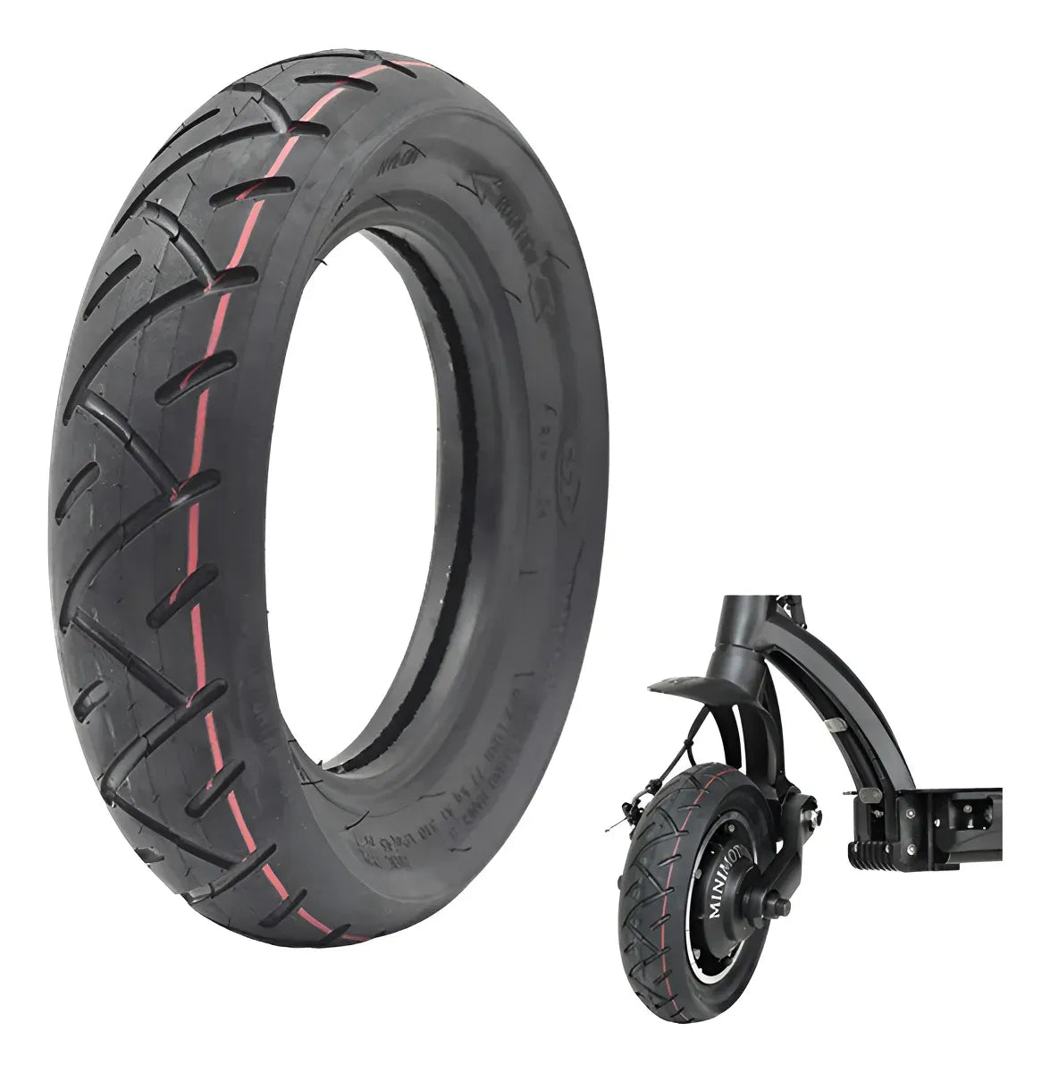 Llanta 10x2.5 Pulgadas Para Bicicleta Plegable O Scooter