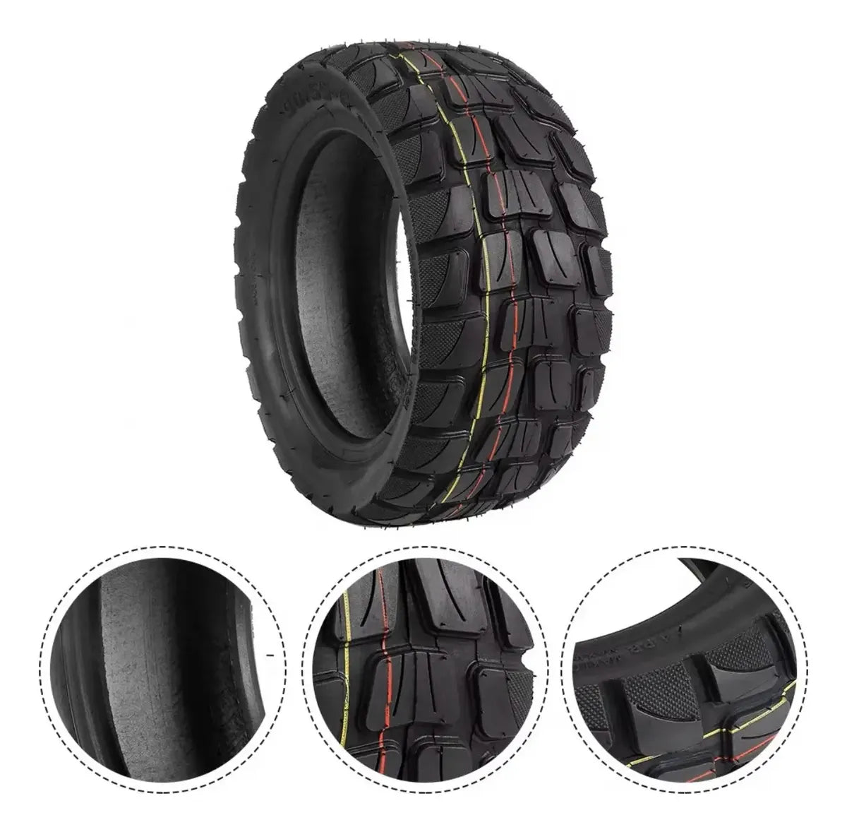 Llanta 90/55-6 Tubeless Todo Terreno Scooter Electrico H3 Hw