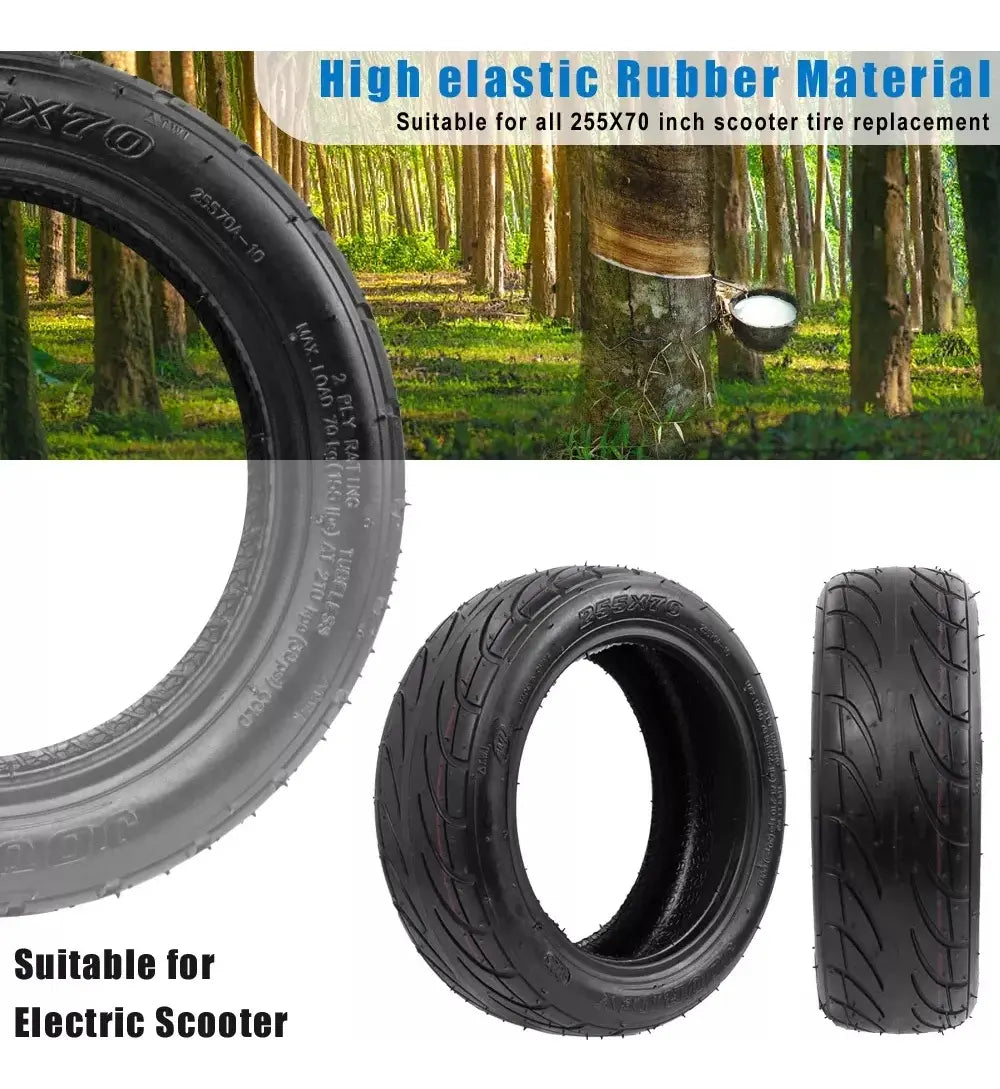 Llanta Tubeless Deportiva 10x2.70-6.5 Para Scooter Electrico