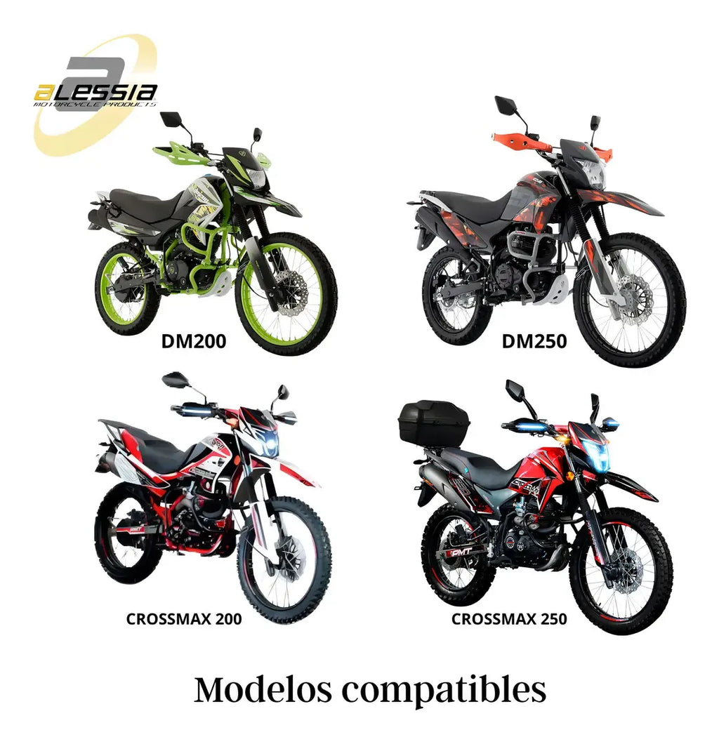 Llanta 120/80-18 Alessia Doble Propósito Cámara Para Moto