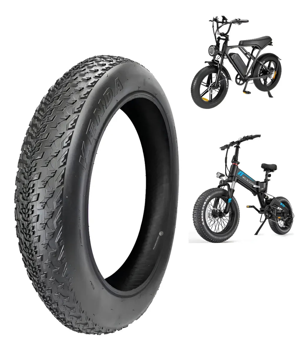 Llanta Para Bicicleta Eléctrica 20x4 Cst Negro