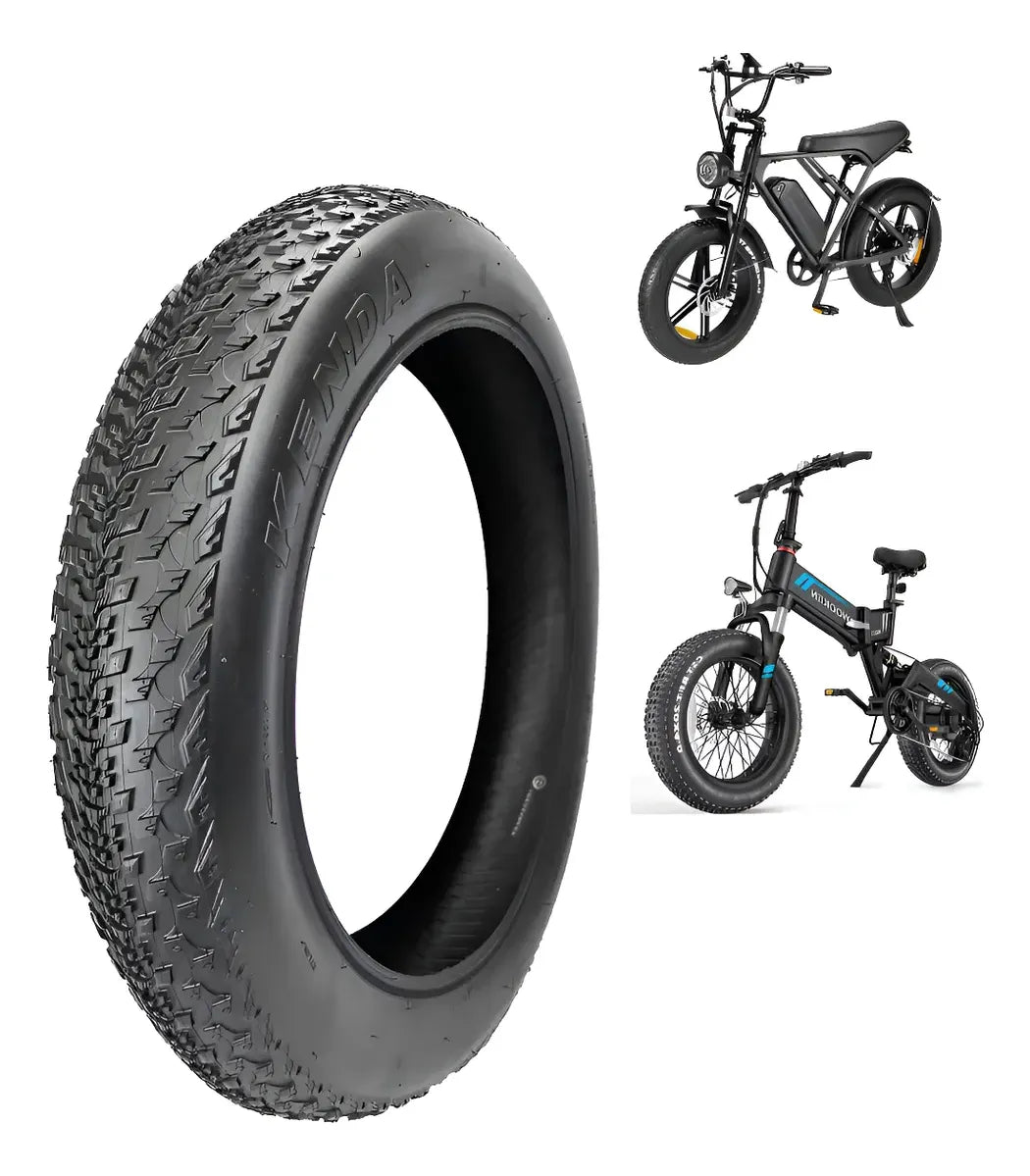 Llanta Para Bicicleta Eléctrica 20x4 Cst Negro
