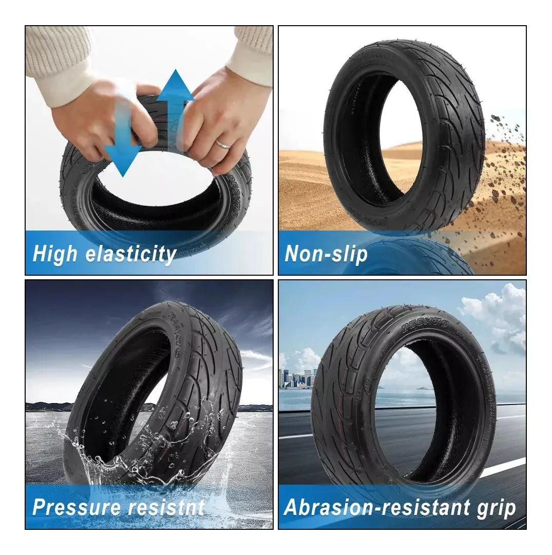 Llanta Tubeless Deportiva 10x2.70-6.5 Para Scooter Electrico