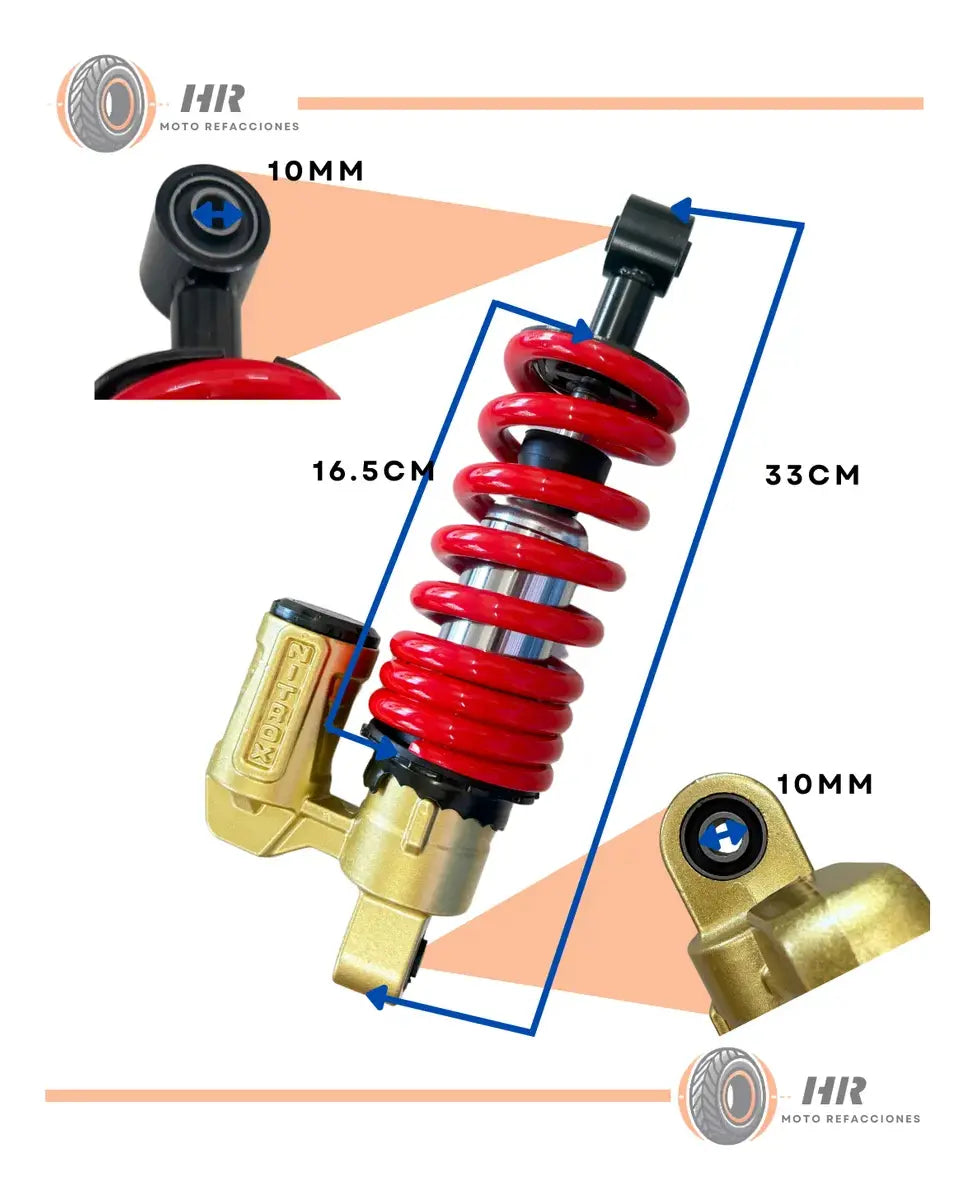 Amortiguador Trasero Monoshock Para Bicicleta Electrica