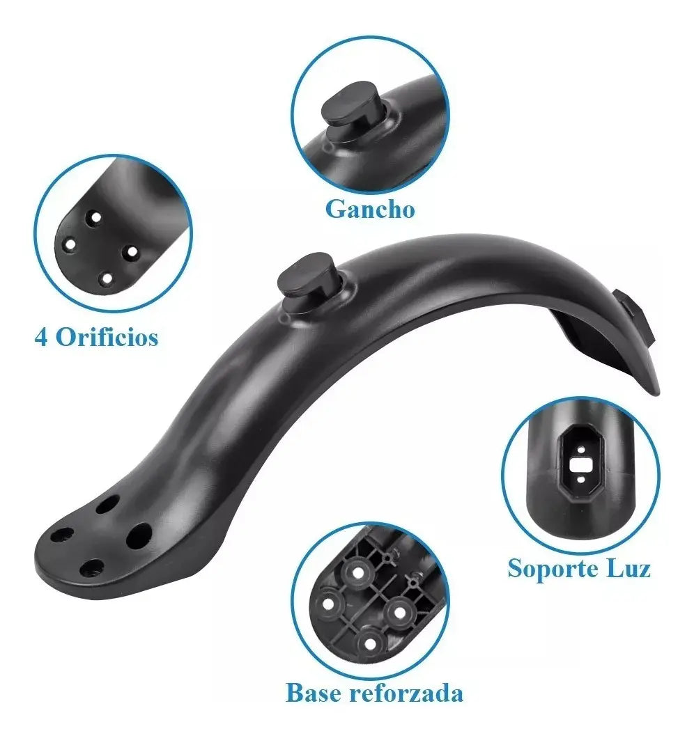 Salpicadera O Guardabarros Trasero 4 Tornillos Para Scooter