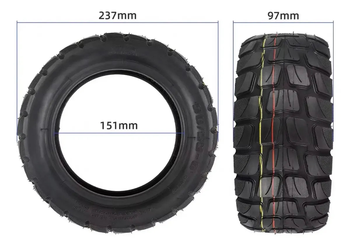 Llanta 90/55-6 Tubeless Todo Terreno Scooter Electrico H3 Hw