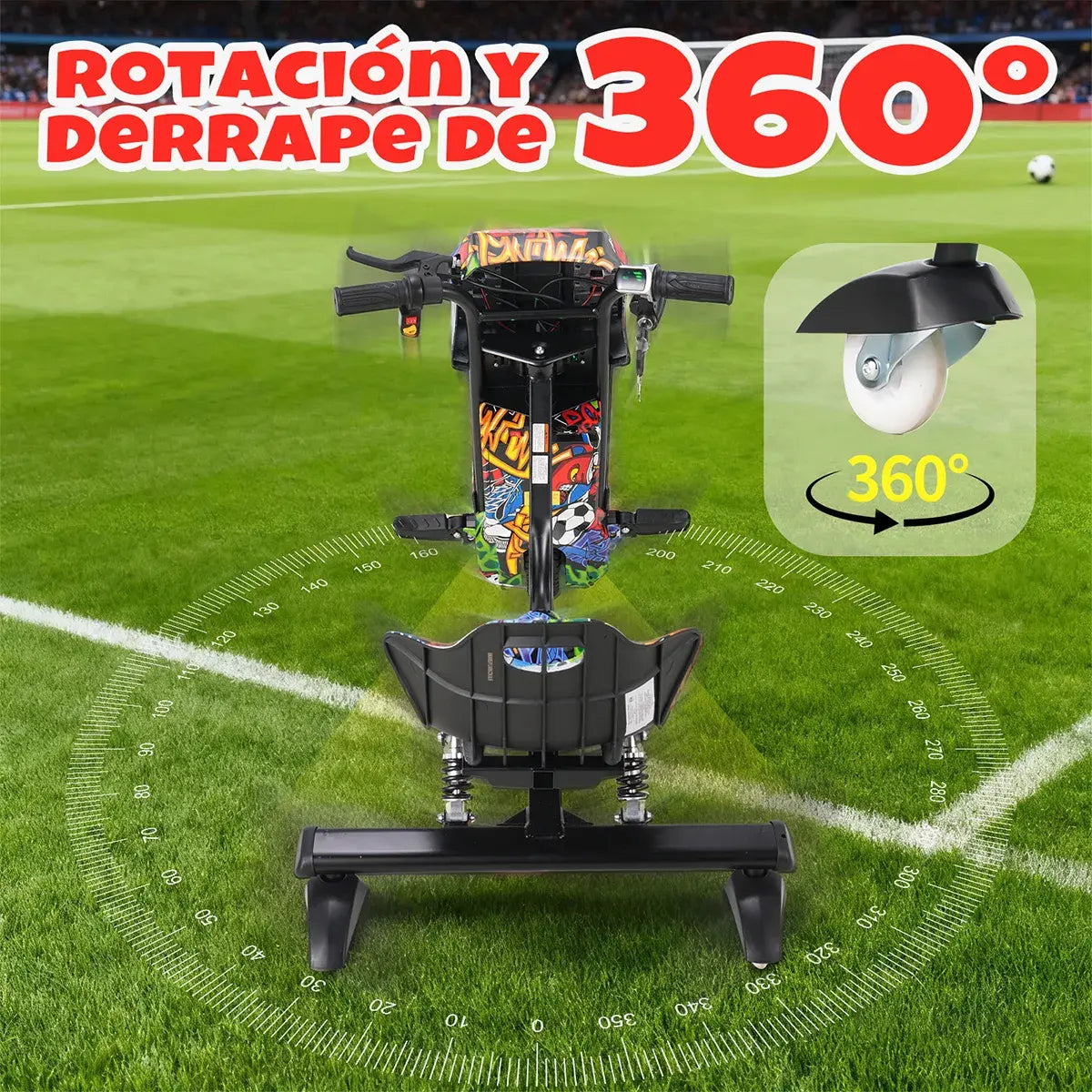 Triciclo Electrico Para Ninos Montable Bluetooth Giro De 360