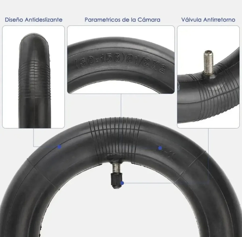 Cámara Patín Eléctrico8.5x2 8 1/2x2 50/75-6.1reforzada