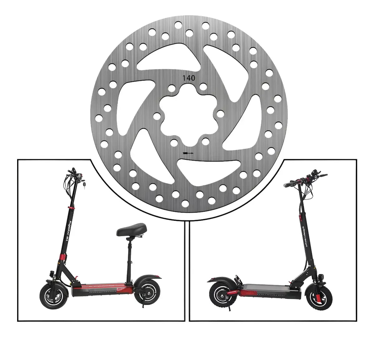 Disco De Freno 140mm Para Scooter Eléctrico