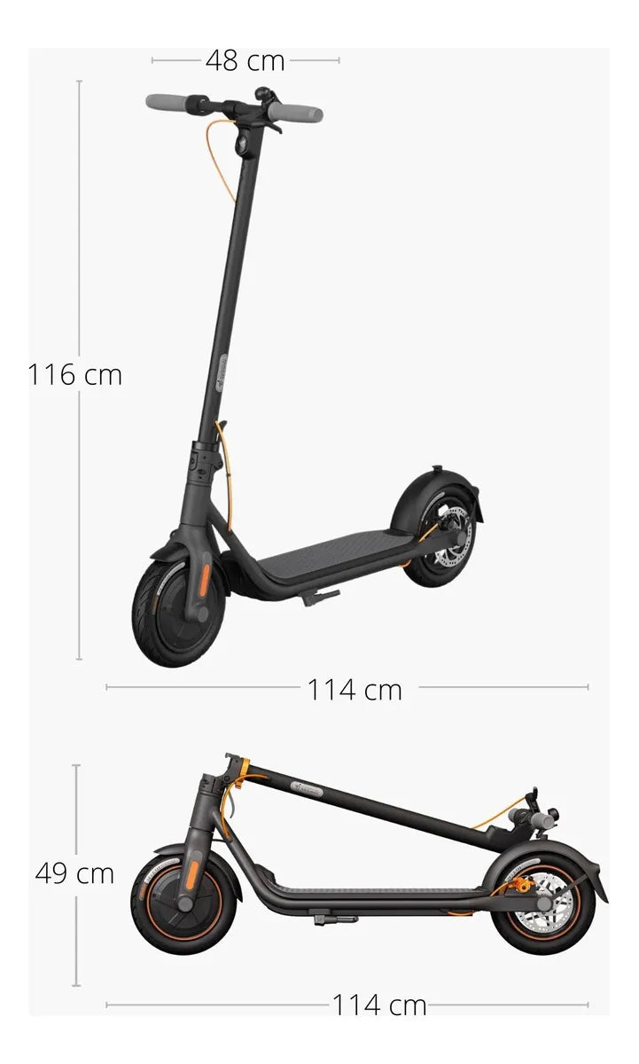 Scooter Eléctrico Segway F30 plegable Motor de 300W