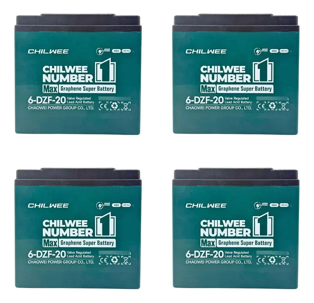 4pcs Batería Para Bicicleta Eléctrica O Scooter 48v20ah