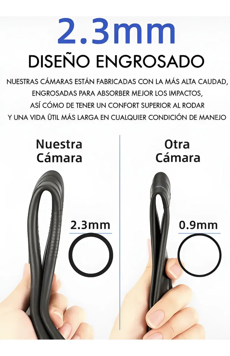 Cámara Patín Eléctrico8.5x2 8 1/2x2 50/75-6.1reforzada
