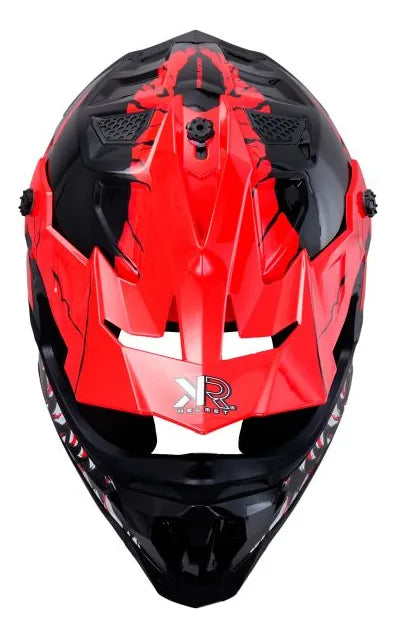 Casco Para Motociclista Cross Savage Kr Certificado