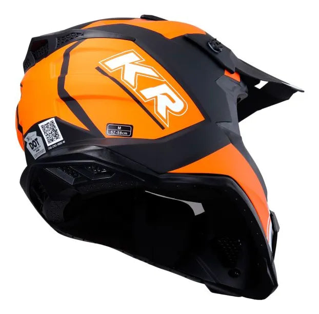 Casco Para Motociclista Cross Jumper Kr Certificado