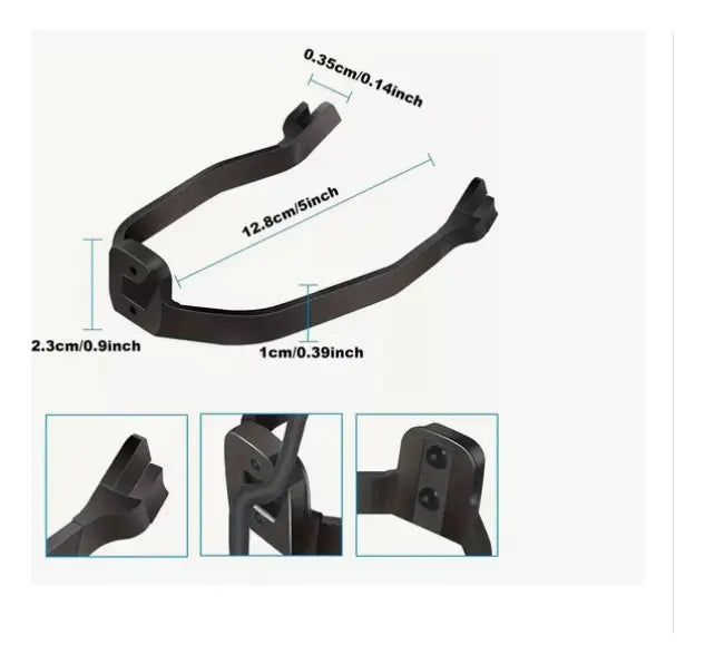 Guardabarros Salpicadera Con Lampara Para Scooter Xiaomi