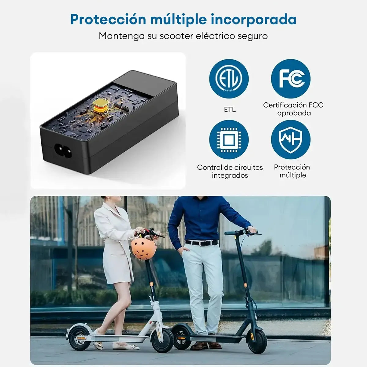 Cargador Patin Eléctrico Scooter Xiaomi Adaptador 42v 2a