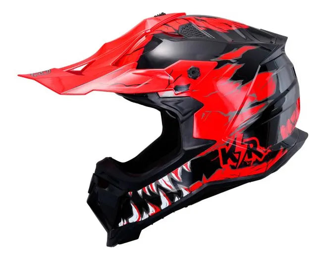 Casco Para Motociclista Cross Savage Kr Certificado