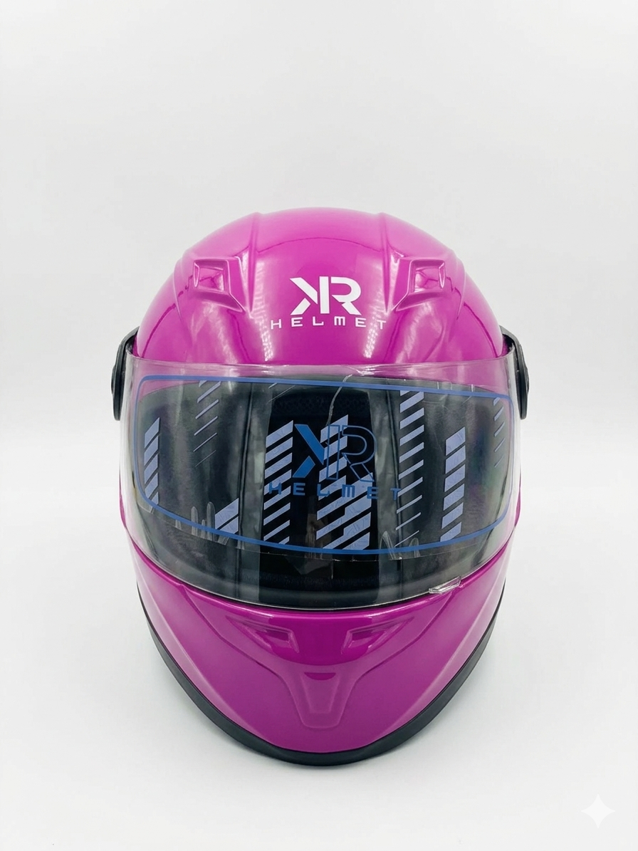 Casco Cerrado Infantil C/luz Brillante Astronauta Purpura