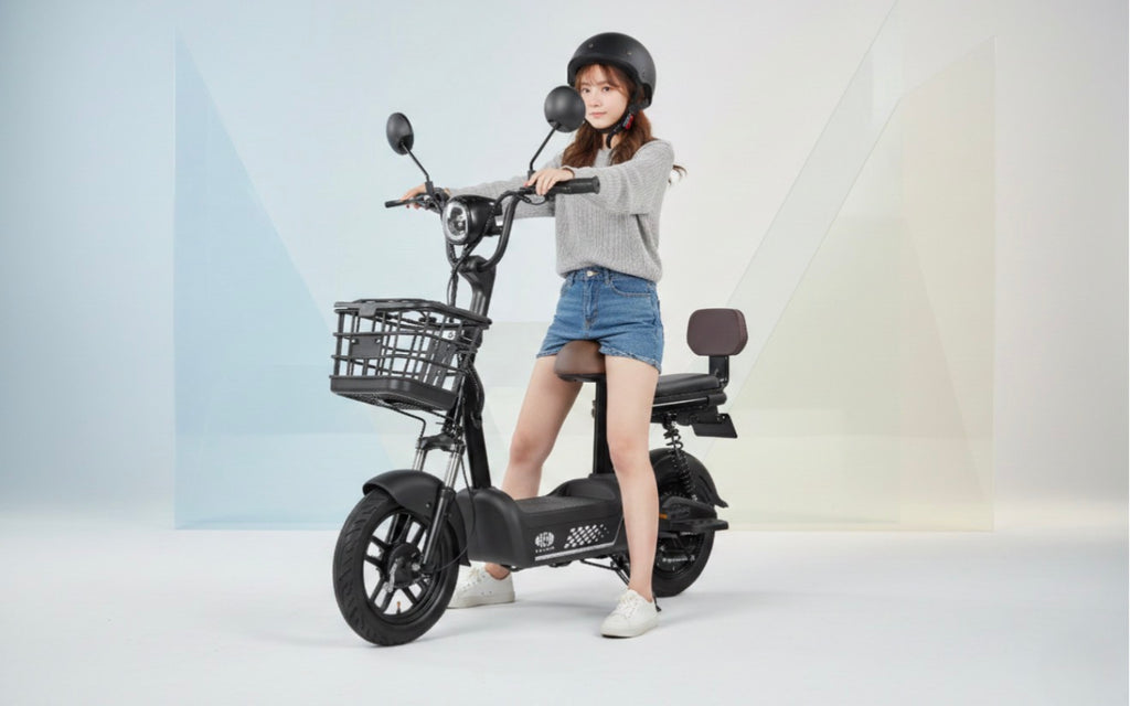 Bicicleta Eléctrica Urbana 2026 30km/h Con Freno De Tambor