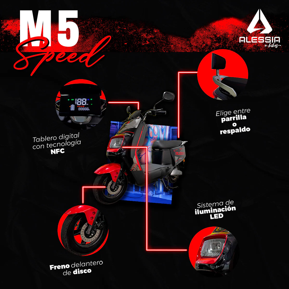 Motoneta Electrica M5 Speed