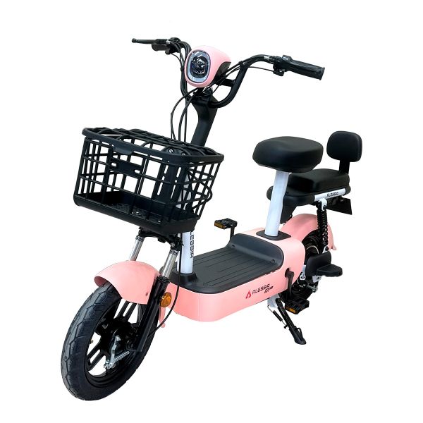 Bicicleta Eléctrica E01 Max | Alta Autonomía Y Confort Rosa