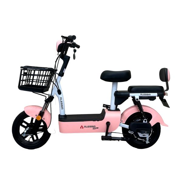 Bicicleta Eléctrica E01 Max | Alta Autonomía Y Confort Rosa