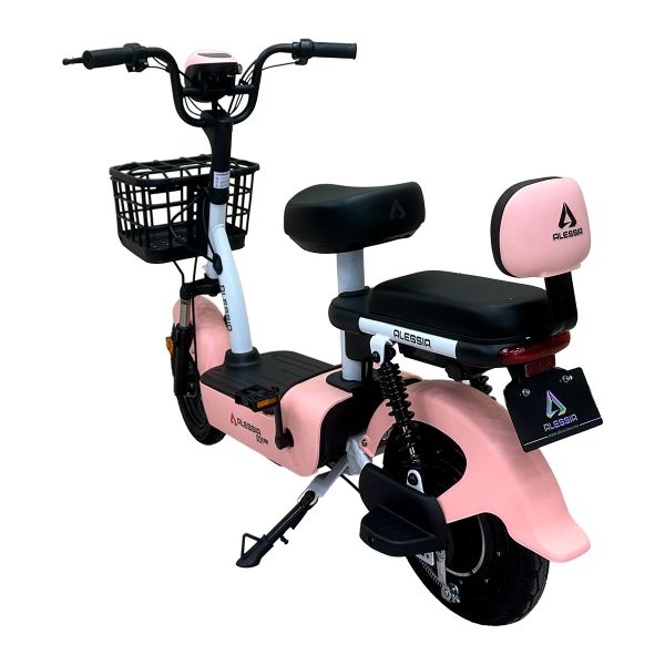 Bicicleta Eléctrica E01 Max | Alta Autonomía Y Confort Rosa