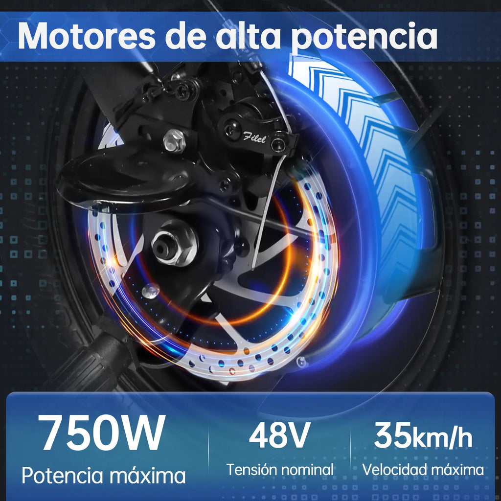 Bicicleta Eléctrica Plegable Honey Whale S6-S