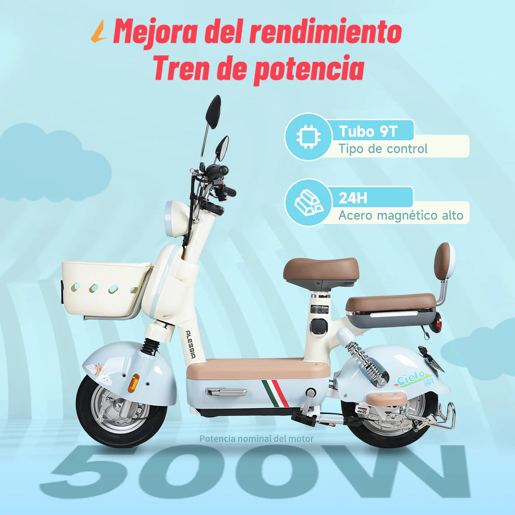 Bicicleta Eléctrica Alessia Cielo I05 45 Km/h