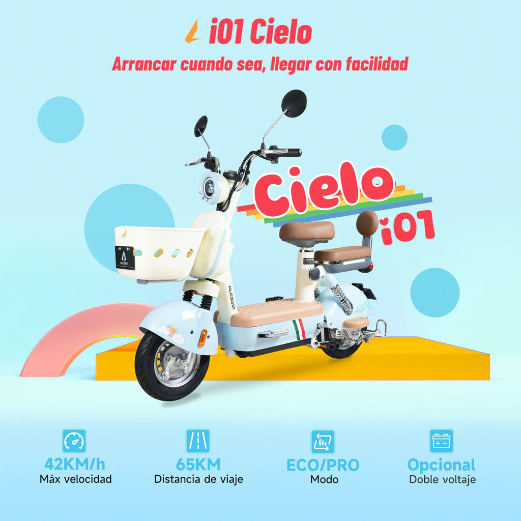 Bicicleta Eléctrica Alessia Cielo I05 45 Km/h