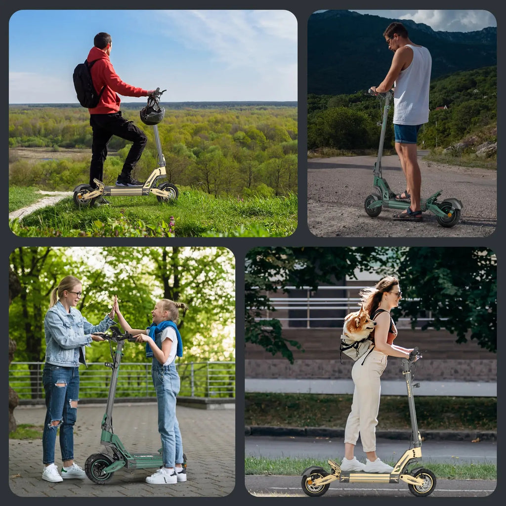 Scooter Patín Eléctrico 50km/h 1200w Max. Honey Whale G2Pro