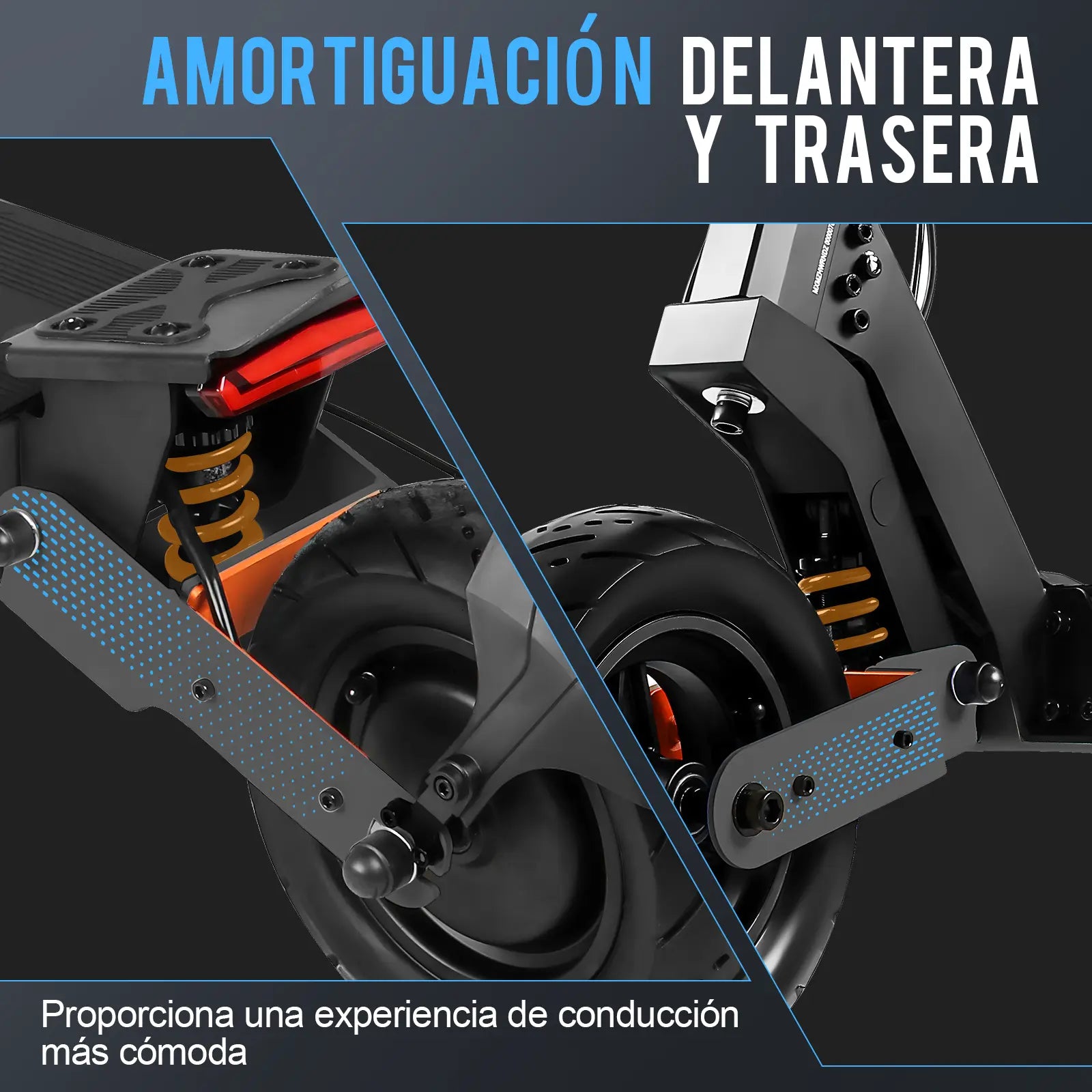Scooter Eléctrico Honey Whale H4 Azul