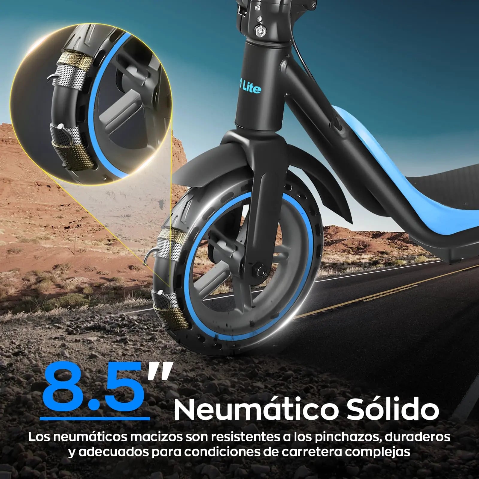 M1 Lite Scooter Eléctrico Para Adultos Con App