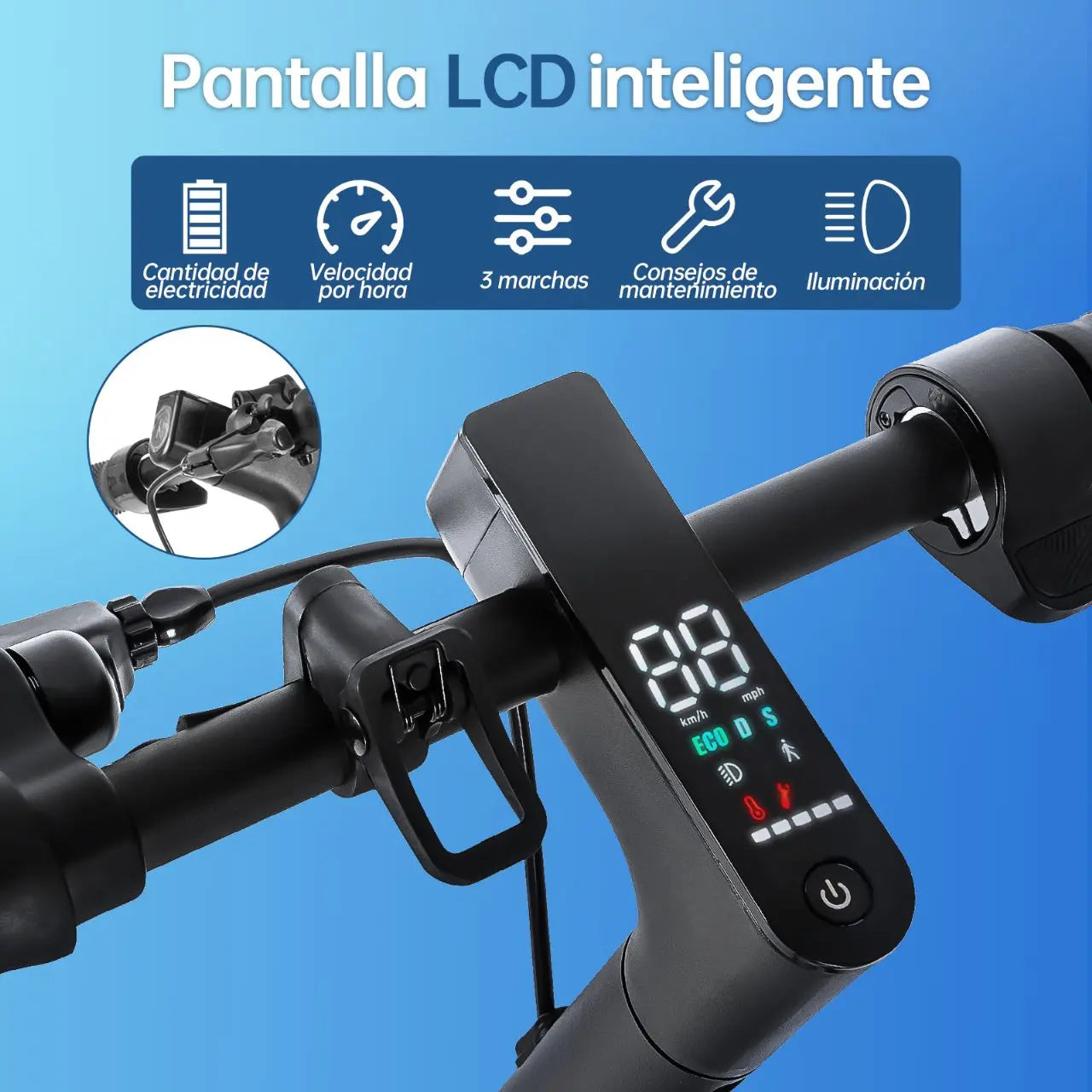 Scooter Eléctrico Honey Whale S2 Negro