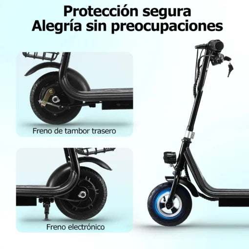 Scooter Electrico Infantil Honey Whale JL-005 Negro